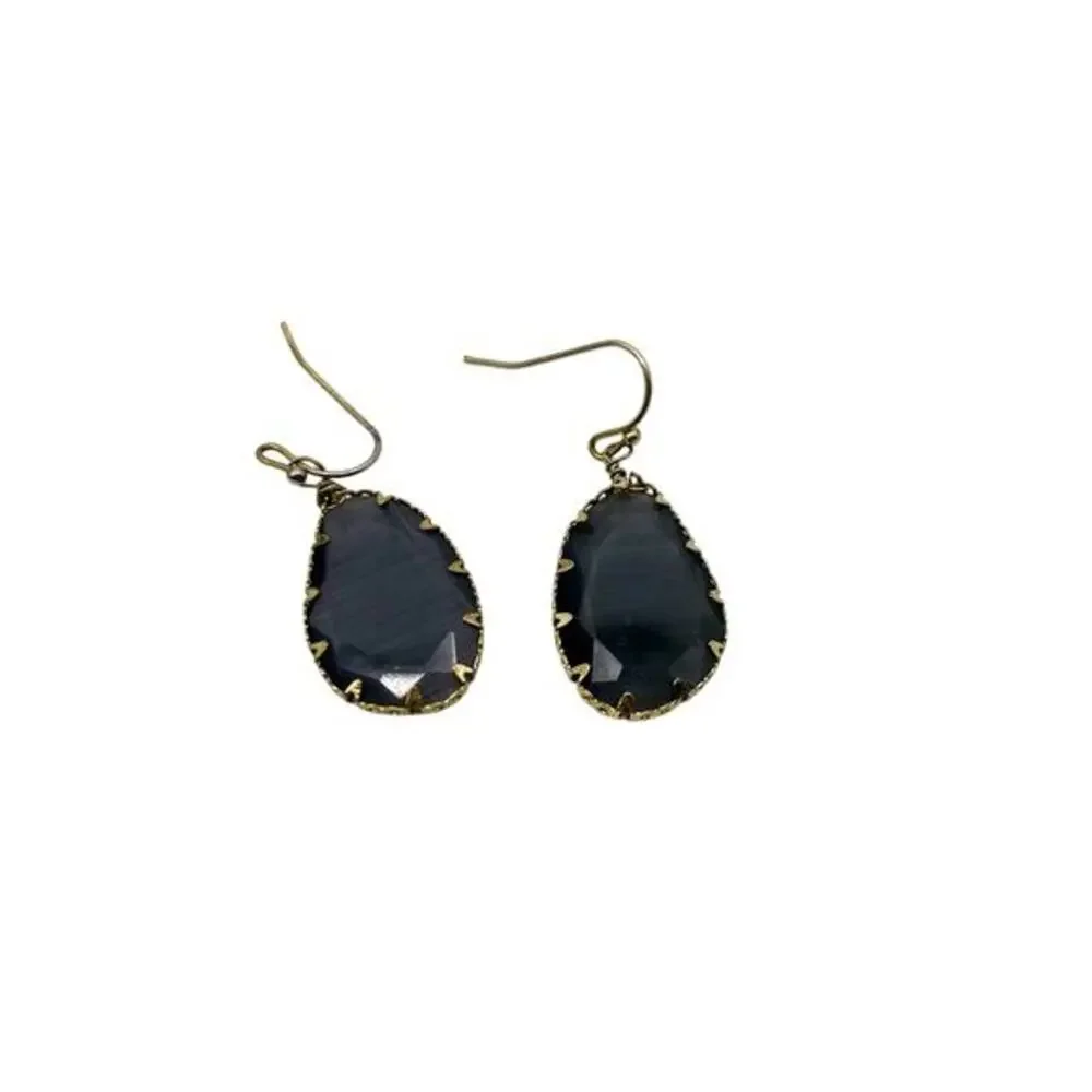 Stone Dangle Earrings‎